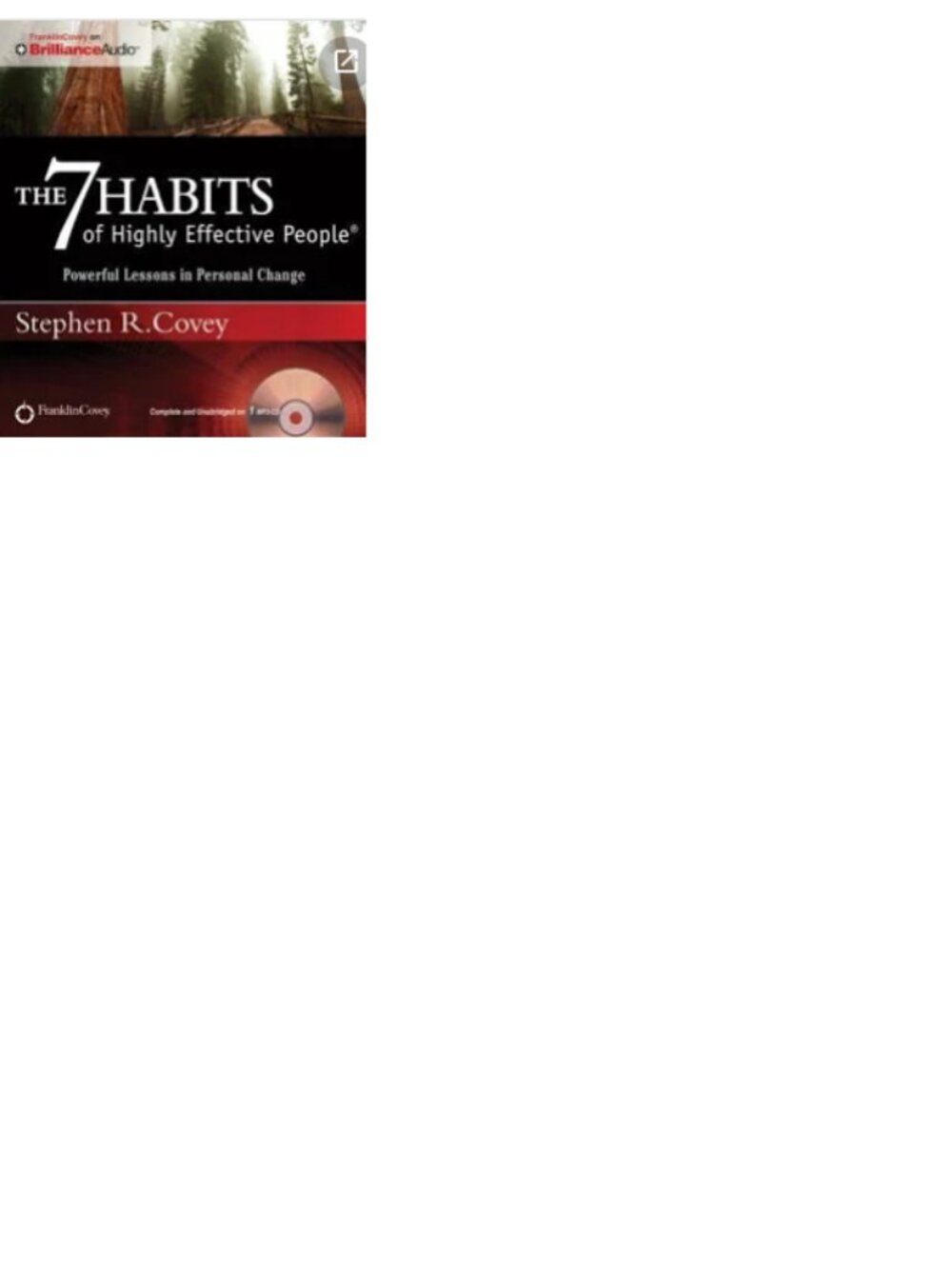 The 7 Habits of Highly Effective People 3 CD set